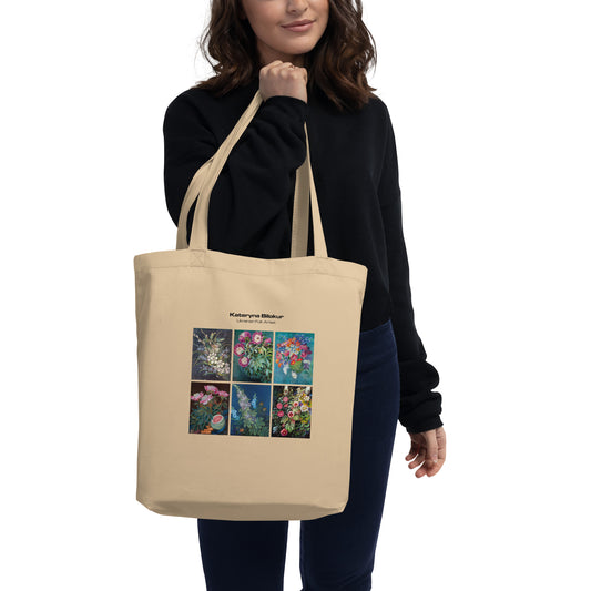 Kateryna Bilokur printed Eco Tote Bag in beige