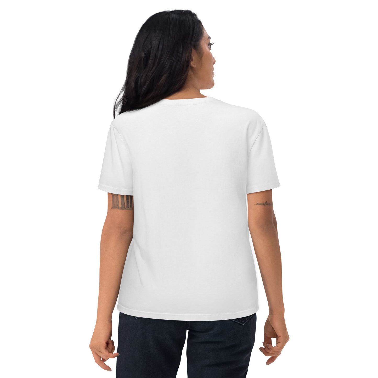 Borshch printed unisex organic cotton t-shirt in white