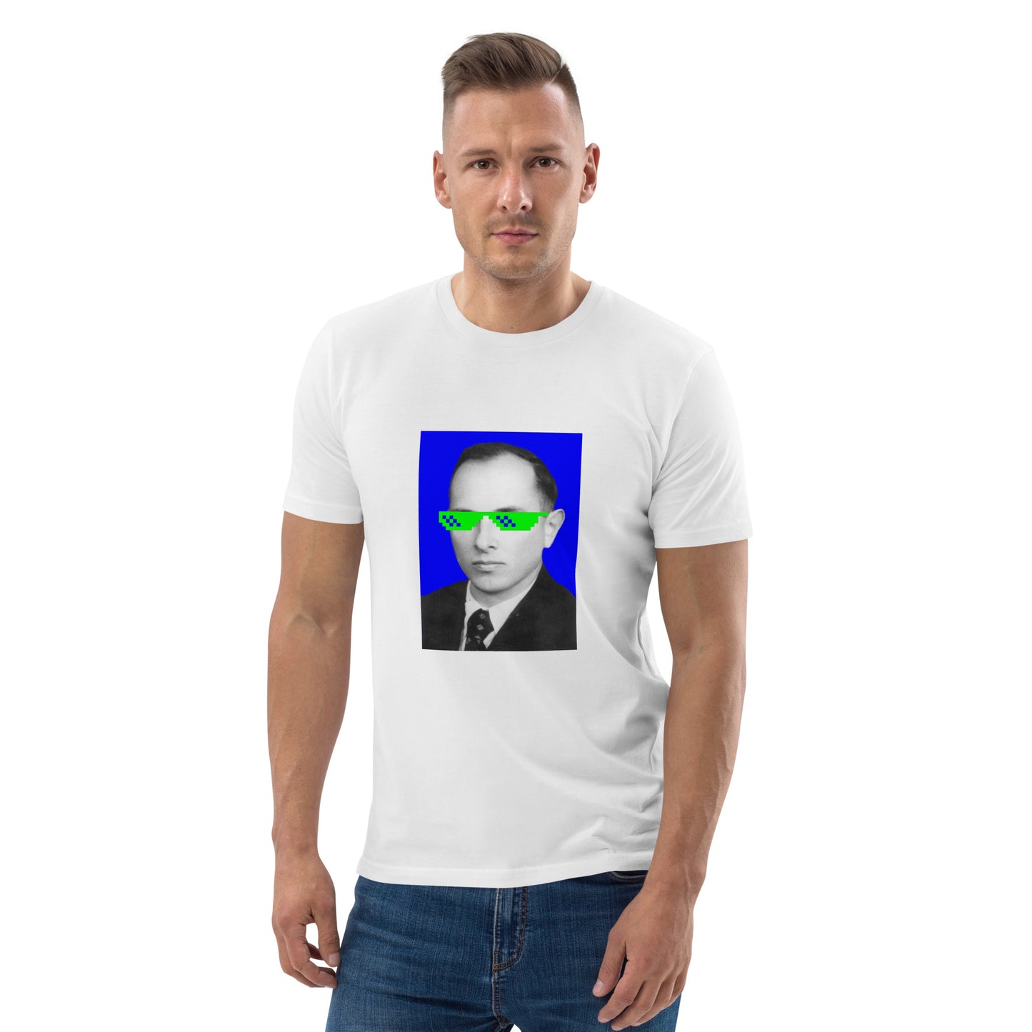 Who's Your Daddy? Unisex printed organic cotton t-shirt in white